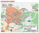 Varianten zur Kurve Kassel